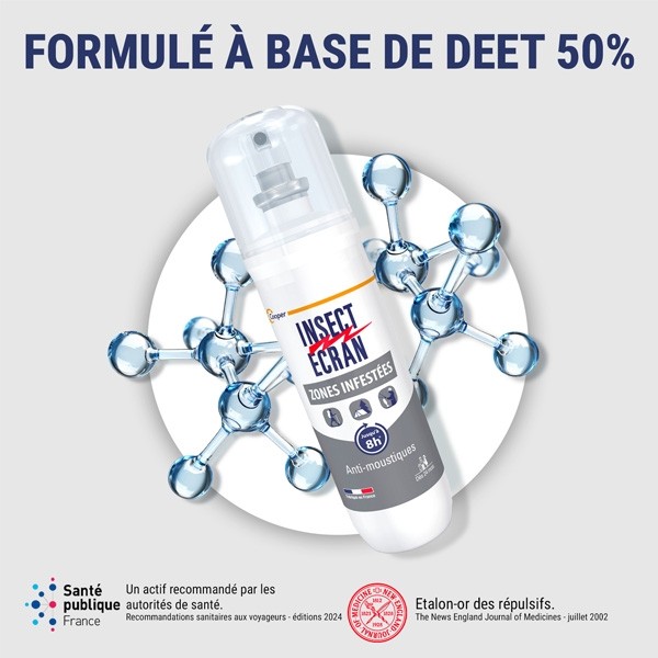 Insect Ecran Zones Infestées répulsif
