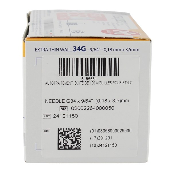 Insupen Advanced aiguille pour stylo à insuline 3,5 mm