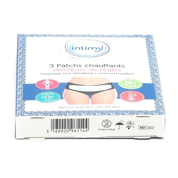 Intimy patchs chauffants Douleurs de règles
