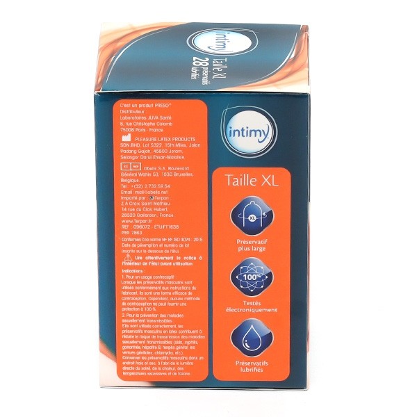Intimy Préservatif Taille XL