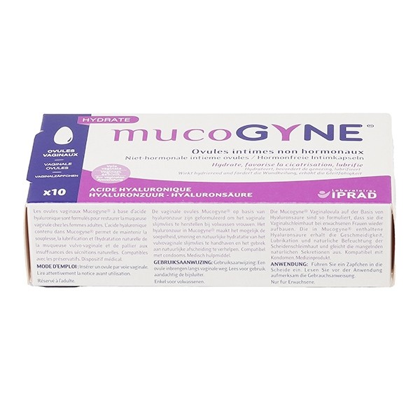 Mucogyne Ovules intimes non hormonaux