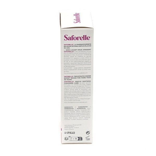 Saforelle soin lavant doux apaisant