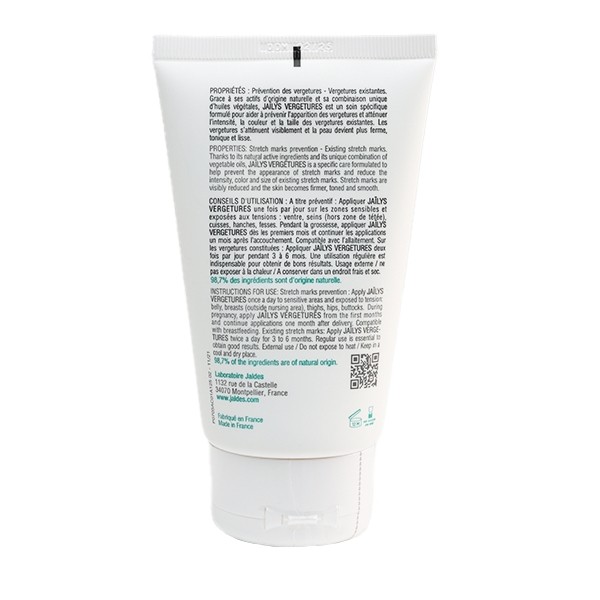 Jaïlys Crème corporelle vergetures