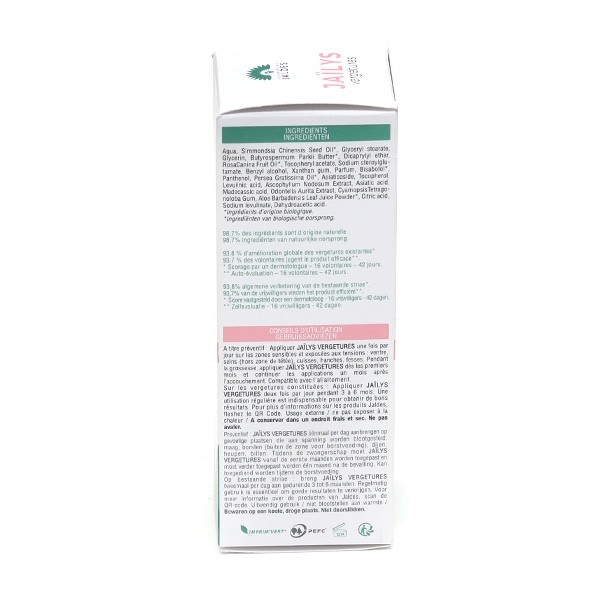 Jaïlys Crème corporelle vergetures