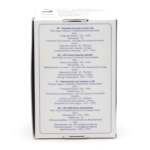 Oxymètre de pouls Oxyflash Plus