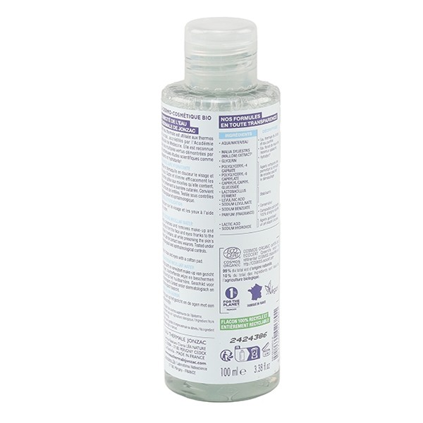 Jonzac eau micellaire hydratante Bio