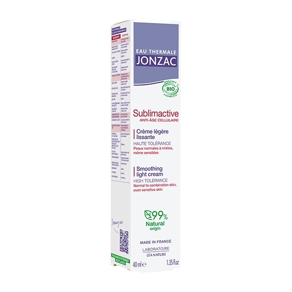 Jonzac Sublimactive Crème légère lissante Bio