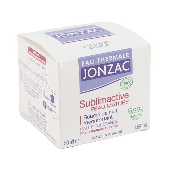 Jonzac Sublimactive Baume de nuit réconfortant Bio