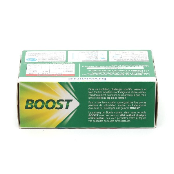 Juvamine Boost Ginseng de Sibérie et Taurine comprimés effervescents