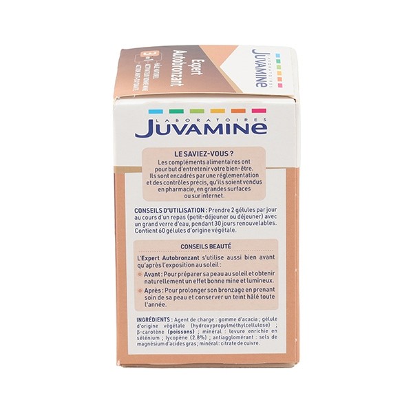 Juvamine Autobronzant gélules