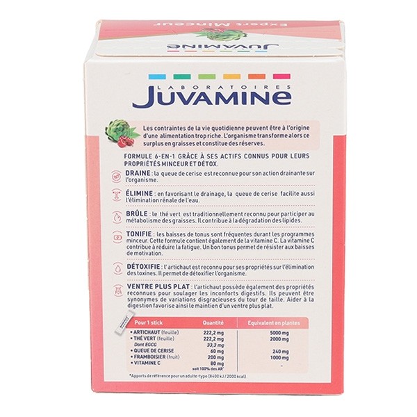 Juvamine Expert minceur 6 en 1 sticks