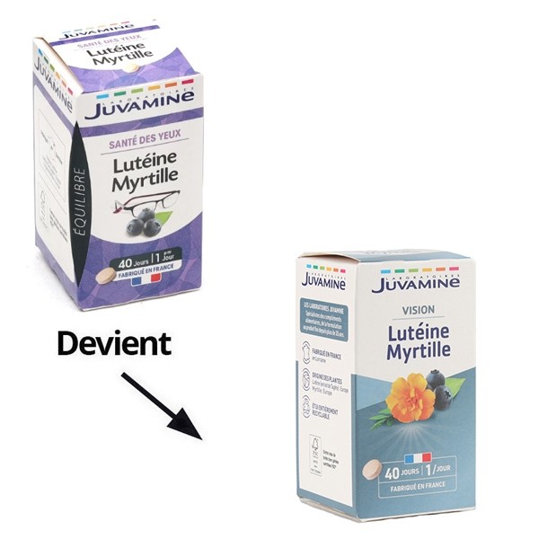 Juvamine Lutéine Myrtille comprimés