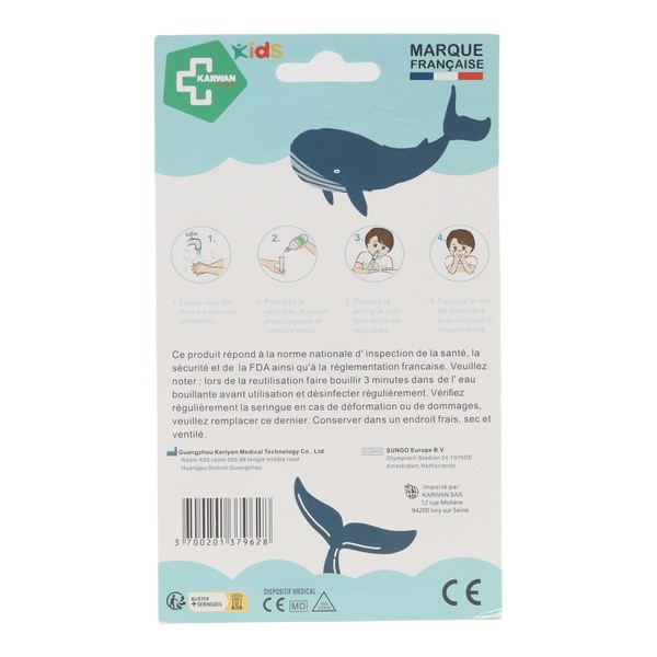 Seringue Lavage de nez bébé