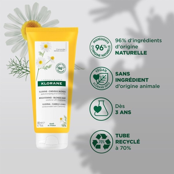 Klorane après-shampoing à la camomille