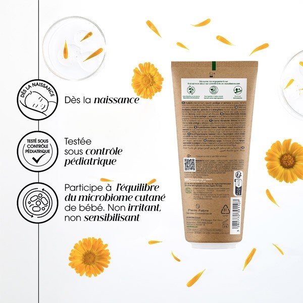 Klorane bébé Crème hydratante bio au calendula