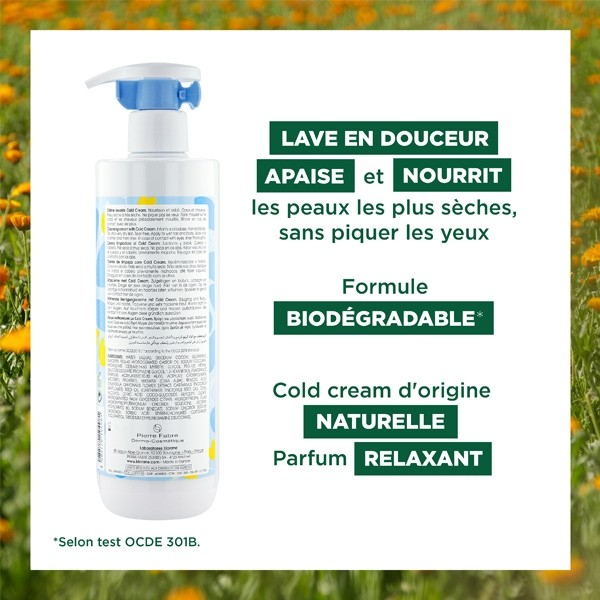 Klorane Bébé crème lavante au cold cream