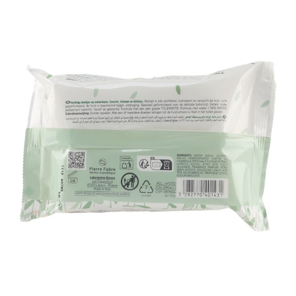 Klorane Bébé lingettes nettoyantes
