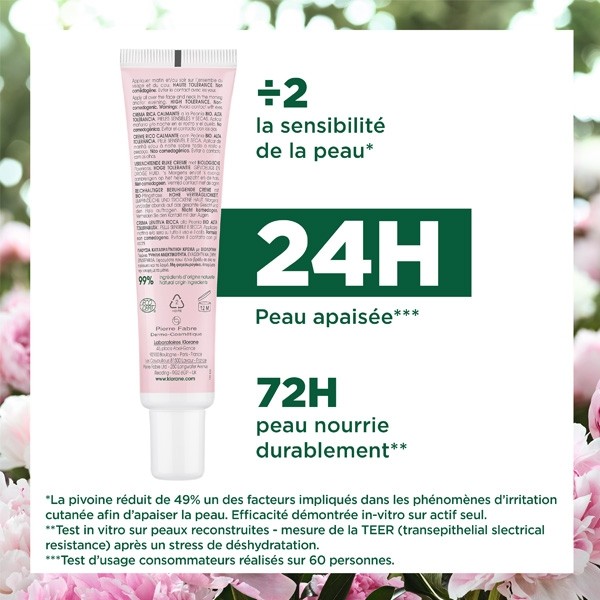 Klorane Crème riche apaisante à la pivoine bio
