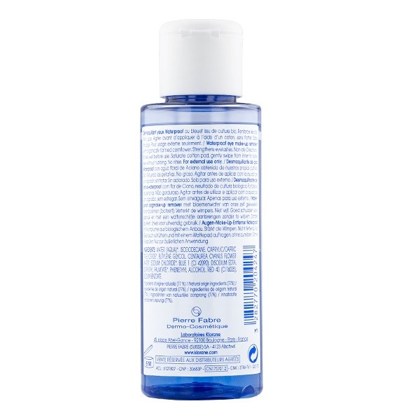 Klorane démaquillant yeux waterproof au bleuet