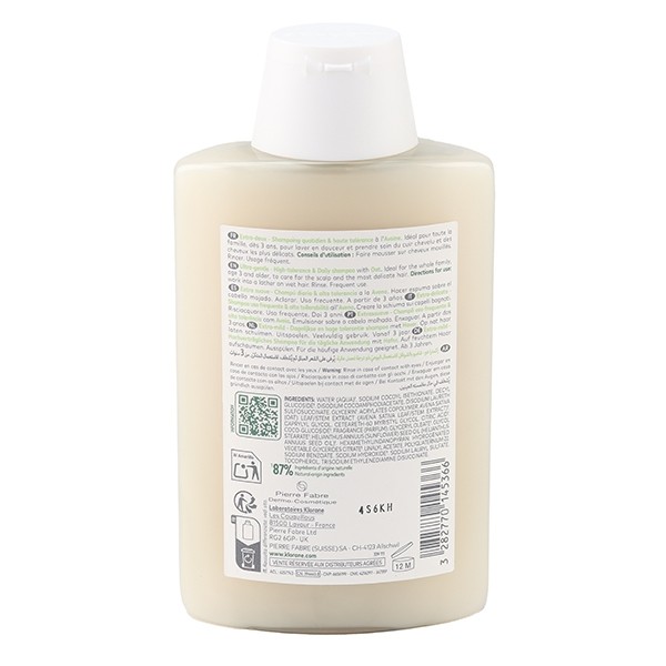 Klorane shampoing extra-doux à l'avoine