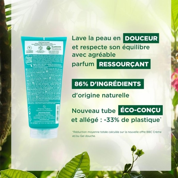 Klorane gel douche nutritif Eau de Tiaré