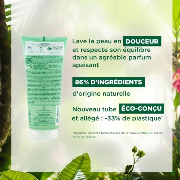 Klorane gel douche nutritif Sève de bambou
