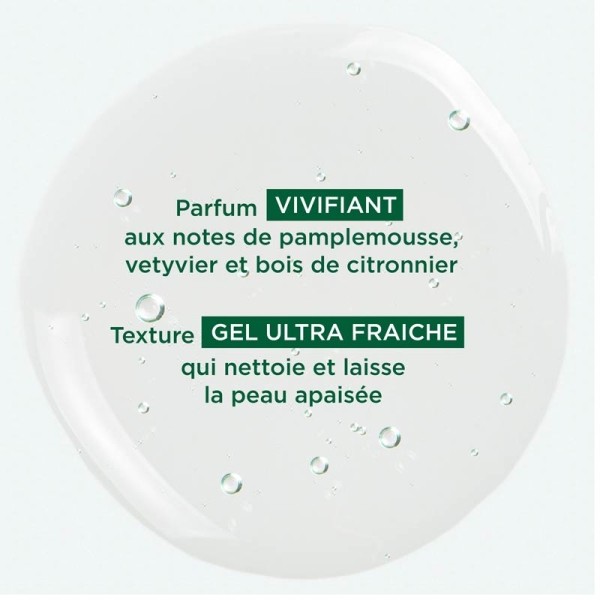 Klorane gel douche nutritif Zeste d'agrumes