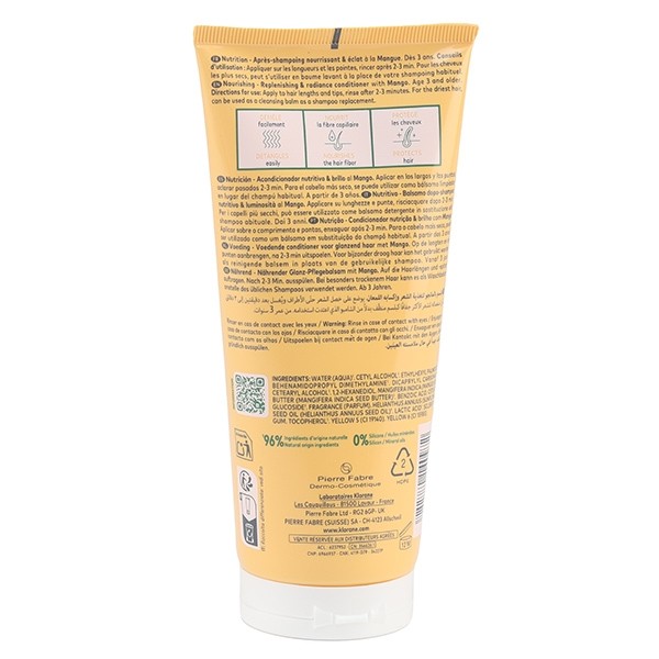 Klorane Baume après-shampoing au beurre de mangue