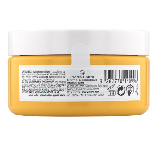 Klorane masque beurre de mangue