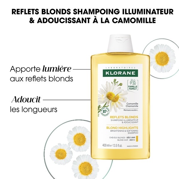 Klorane Reflets blonds shampooing camomille