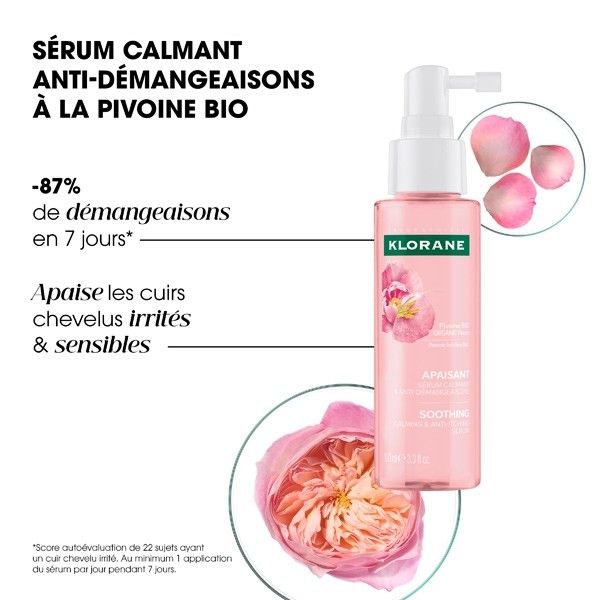 Klorane Serum Apaisant à la Pivoine bio