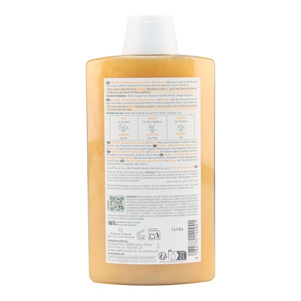 Klorane shampoing à la mangue