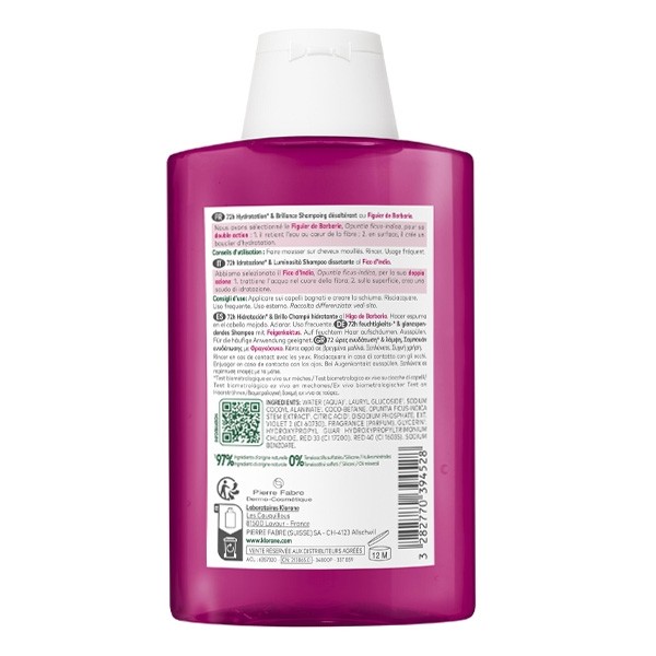 Klorane shampoing désaltérant Figuier de Barbarie