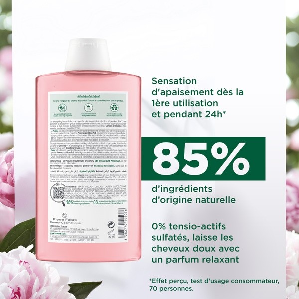 Klorane shampooing à la pivoine bio