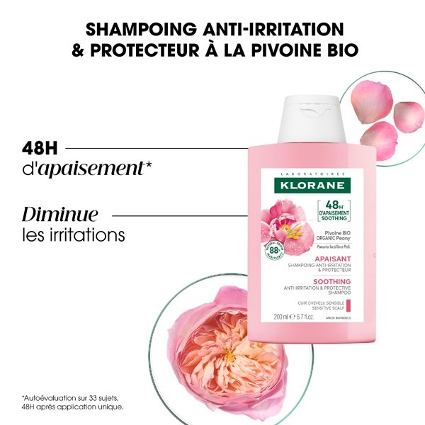 Klorane shampooing à la pivoine bio