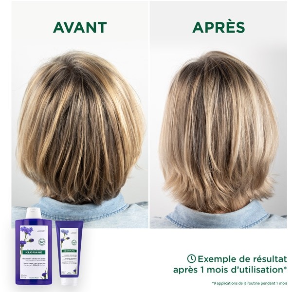 Klorane shampooing déjaunissant à la centaurée