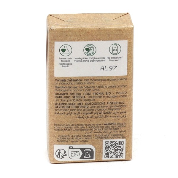 Klorane Shampooing Solide à la pivoine bio