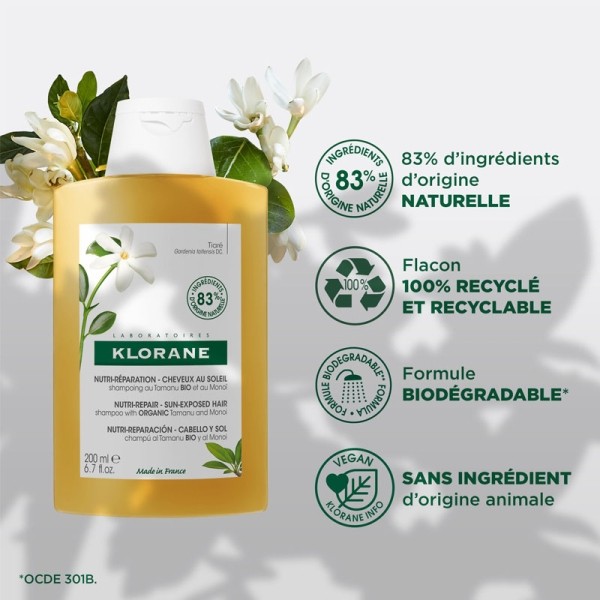 Klorane Shampooing Nutritif Après-soleil