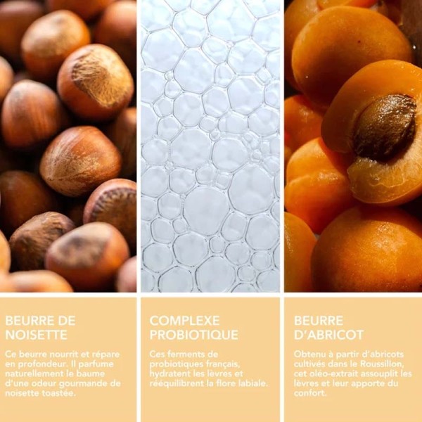 Krème Baume à lèvres noisette Bio