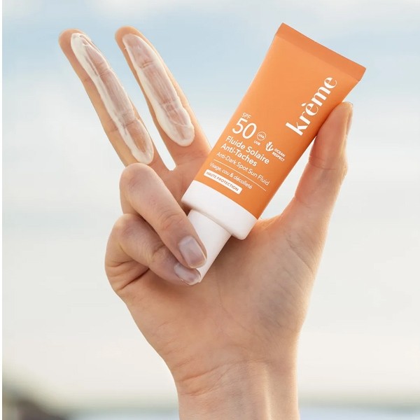 Krème Fluide solaire Anti taches SPF 50