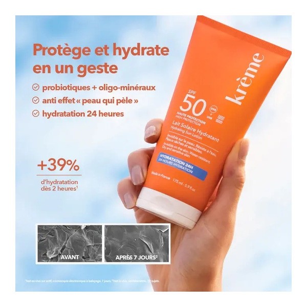 Krème lait solaire hydratant SPF 50