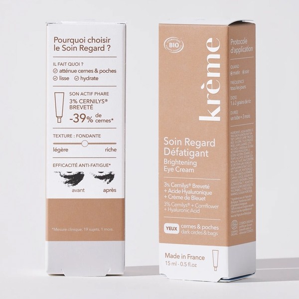 Krème Soin Regard Défatigant Bio