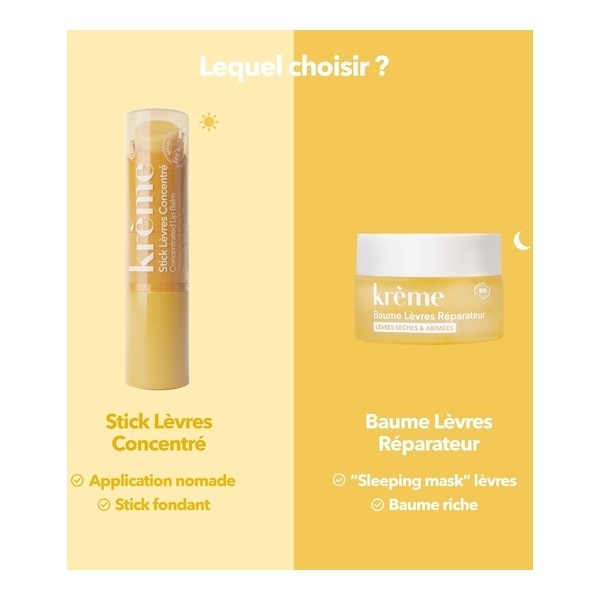 Krème Stick Lèvres Concentré bio
