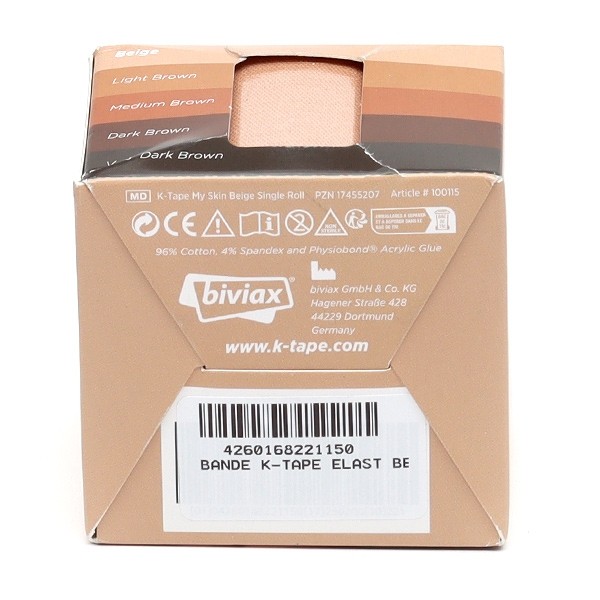 K-Tape bande élastique 50 mm x 5 m