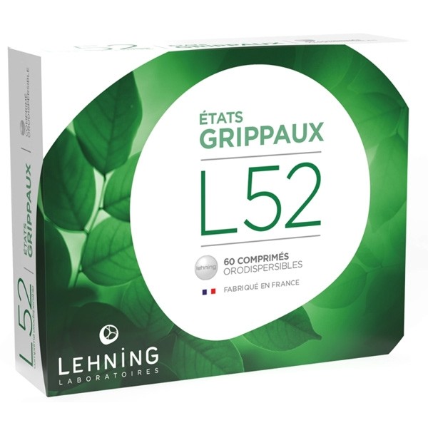 L52 Etat grippal comprimé orodispersible