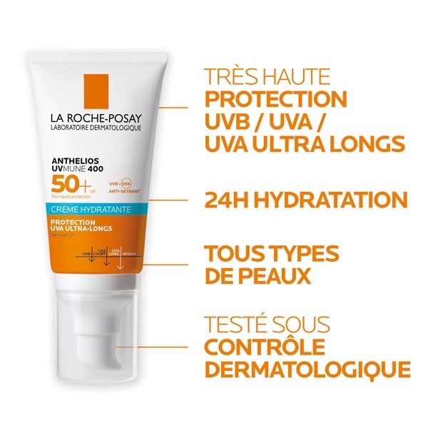 La Roche Posay Anthelios UVMune 400 crème solaire visage SPF 50+