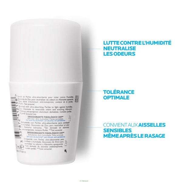 La Roche Posay déodorant physiologique bille 24h