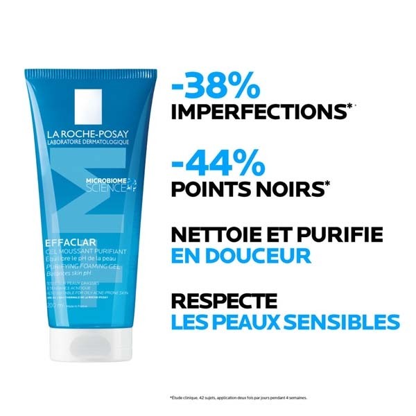 La Roche Posay Effaclar gel moussant purifiant
