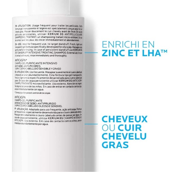 La Roche Posay Kerium shampooing-gel antipelliculaire
