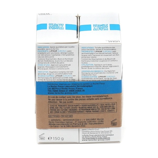 La Roche Posay Lipikar pain surgras physiologique
